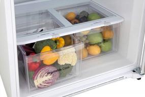 img 3 attached to Black Winia 18 Cu. Ft. Top Mount Refrigerator With Built-In Ice Maker