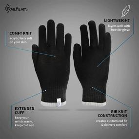 img 3 attached to 🧤 Warm and Versatile TrailHeads Winter Liner Gloves for Men – Must-Have Accessories for Cold Weather