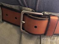 img 1 attached to Hastings Leather Casual Natural Men's Belts - Premium Damen Accessories review by Carlos Jass