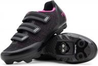 🚴 tommaso terra 100 women's mountain biking, indoor & road cycling shoe - velcro, laces, knit, spd compatible logo