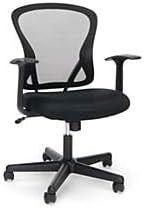 img 1 attached to 🪑 OFM ESS Collection Swivel Mesh Task Chair with Arms, Mid Back, 25.25in. Depth x 25.25in. Width x 33.75in. - 37.50in. Height, Black