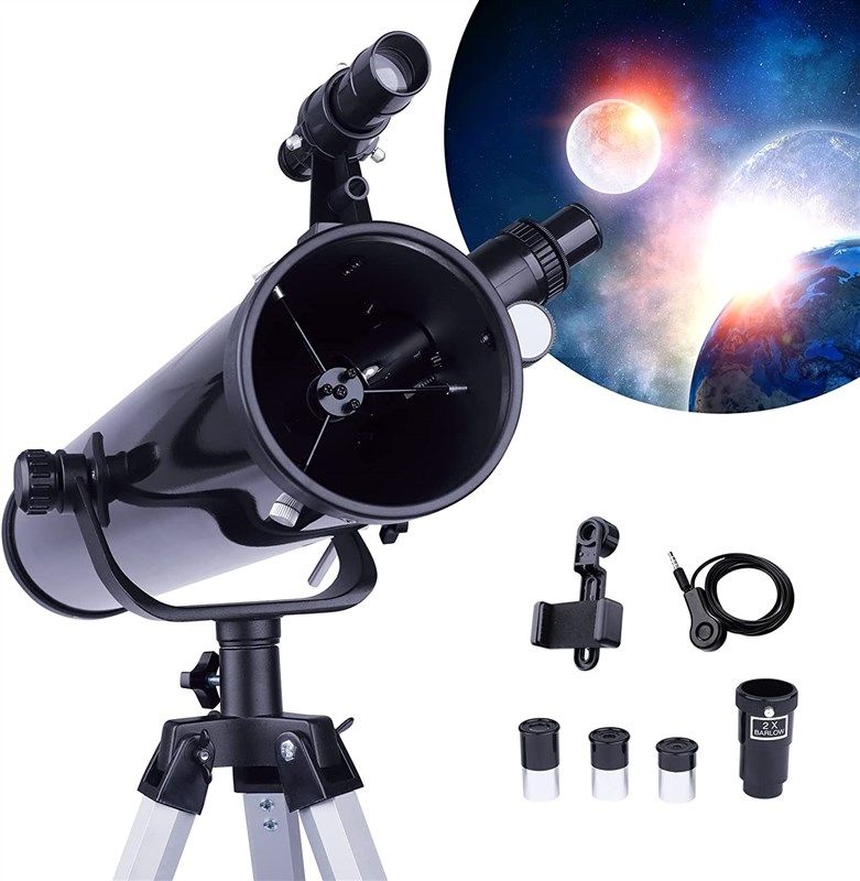 초심자를 위한 반사 망원경 35x-350x 로고