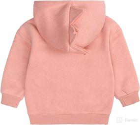 img 3 attached to Hooded Unisex Baby Sweatshirt - Long Sleeve Sweat Top