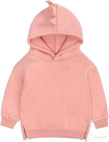 img 4 attached to Hooded Unisex Baby Sweatshirt - Long Sleeve Sweat Top