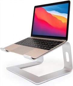 img 4 attached to Detachable Notebook Ergonomic Aluminum Compatible Laptop Accessories and Stands