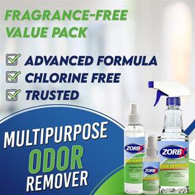 img 2 attached to 🌫️ ZORBX Unscented Odor Eliminator Combo Value Pack: Trusted Formula for Hospitals & Healthcare Facilities - Fast-Acting Odor Remover Sprays for Unpleasant Odors (16 Oz + 7.5 Oz + 2 Oz)