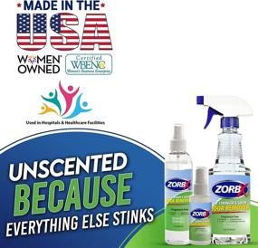 img 3 attached to 🌫️ ZORBX Unscented Odor Eliminator Combo Value Pack: Trusted Formula for Hospitals & Healthcare Facilities - Fast-Acting Odor Remover Sprays for Unpleasant Odors (16 Oz + 7.5 Oz + 2 Oz)