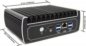 img 1 attached to Protectli Vault FW6A Firewall Micro Appliance/Mini PC - 6 Port, Intel Dual Core, AES-NI Barebone