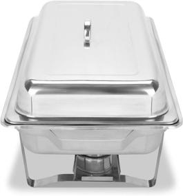 img 2 attached to 8 Quart Stainless Steel Chafing Dishes Set - Perfect For Catering & Buffet Parties!