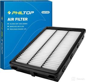 img 4 attached to 🔍 PHILTOP EAF046 (CA12065) Engine Air Filter: Replacement for Tucson (2016-2021) & Sportage (2017-2021) Air Filter