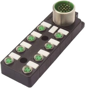 img 4 attached to VELLEDQ Industrial Passive Signal M8 Distribution Box, M8 Threaded 4,8,12 Way Or Ports, 3PIN Male Input, M12,M23 Female 8,19Pin Output, I/O Fieldbus Module Junction Block Systems. (8 Way/Ports)