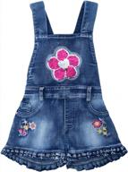 adorable and functional: adjustable short overalls for little & big girls by peacolate logo