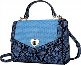 img 4 attached to Стильные женские сумки через плечо с верхней ручкой и плечевыми ремнями – Toplive Purse And Tote Bags