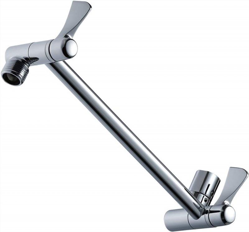 Aisoso Shower Extension Arm Adjustable Height And Angle Arm With