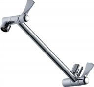 aisoso shower extension arm - adjustable height and angle arm with premium solid brass construction and anti-leak design логотип