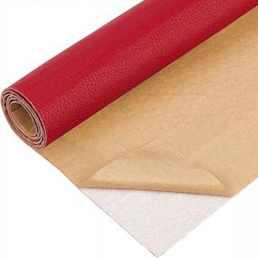img 4 attached to Revive Your Furniture With BENECREAT'S Adhesive Leather Repair Patch In Red - 12X24 Inch And 0.8Mm Thick!
