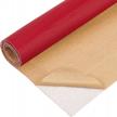 revive your furniture with benecreat's adhesive leather repair patch in red - 12x24 inch and 0.8mm thick! logo