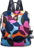 stylish lightweight waterproof anti-theft backpack for women: handbags, wallets & fashion logo