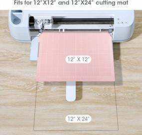 img 2 attached to LANMU Cricut Maker Mat Extender: Cutting Mat Holder Tray For 12"X24" And 12"X12" Mats - Compatible With Cricut Maker 3/1 And Great For Crafting Jobs