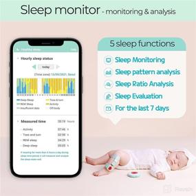 img 2 attached to 👶 Aimon Smart Band Baby Monitor - Health & Sleep Monitor for Infants (Oxygen, Heart Rate, Temperature, Fall, Crying Detection) - 2 Sizes Available (Small & Large, 0 to 35 Months)