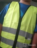 img 1 attached to Ensure Children'S Safety With Salzmann 3M High-Visibility Reflective Vest - Zippered And Made With 3M Material review by William Auditore
