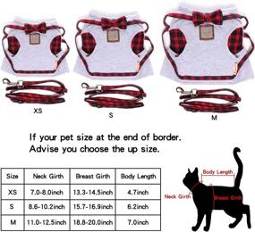 img 1 attached to 🐱 Premium Cat Harness and Leash Set - Adjustable Soft Vest for Safe Walking/Running with Kittens and Cats