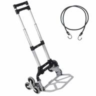 portable aluminum stair climber cart with rope handle: the ultimate heavy lifting solution logo