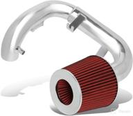 🚀 enhanced performance aluminum cold air intake system with red filter by dna motoring логотип