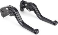 🏍️ gzyf motorcycle short brake clutch levers for suzuki gsxr 600/750 k4 (2004-2005) - black логотип