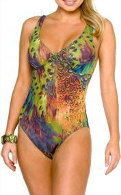 img 3 attached to Stay Cool And Comfortable In The Summer Heat With Kiniki Amalfi Tan Through Support Top Swimwear