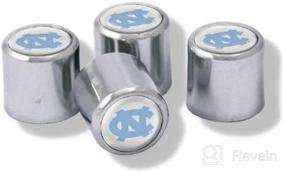 img 3 attached to NCAA North Carolina Tar Heels Metal Tire Valve Stem Caps - Enhance Your Ride with This 4-Pack