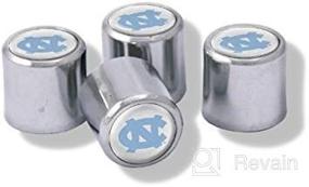 img 4 attached to NCAA North Carolina Tar Heels Metal Tire Valve Stem Caps - Enhance Your Ride with This 4-Pack