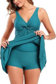 img 3 attached to 👙 SHEKINI Swimdress Bathing Suit - Manhattan Women's Clothing via Swimsuits & Cover Ups