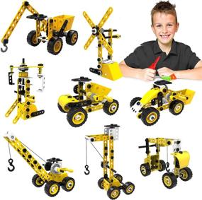 img 4 attached to Unlock Creativity And Knowledge With Acelane Kids Building Toys STEM Toys - 100Pcs 8-In-1 Educational Learning Construction Toy For 5-Year-Old Boys And Girls