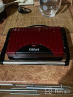 img 1 attached to Sandwich maker Kitfort KT-1609 Panini Maker, red review by Felicja Pawlak ᠌