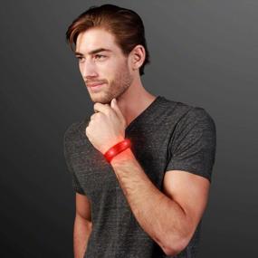 img 2 attached to Be The Center Of Attention With Our FlashingBlinkyLights Red LED Fashion Bracelets