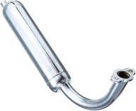 chrome muffler exhaust motorized bicycle logo