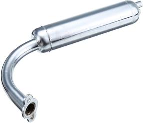 img 1 attached to Chrome Muffler Exhaust Motorized Bicycle