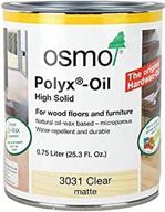 enhance your surfaces with osmo polyx-oil: 3031 clear matte finish, .750 liter logo