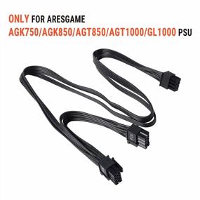 img 1 attached to Upgrade Your Gaming Experience With ARESGAME GPU PCI-E Dual 8(6+2) Pin Cable For AGK750/AGK850 PSUs!