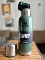 img 1 attached to Classic thermos STANLEY Adventure Vacuum Bottle, 1 L, white review by Ada Adaszek ᠌