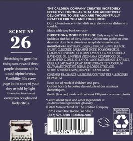img 2 attached to Caldrea Dish Soap, Biodegradable Dishwashing Liquid Made With Soap Bark And Aloe Vera, Lavender Cedar Leaf, 16 Oz , 3 Pack