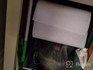 img 1 attached to Adhesive Wall Mounted Paper Towel Holder - Rustproof, No Drilling & Easy Tear | SMARTAKE Home Kitchen Accessory review by Ronald Taylor