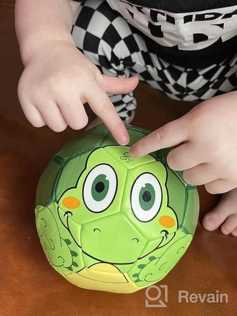img 1 attached to Fun And Durable Dinosaur Soccer Ball For Kids: Perfect Gift For Outdoor Play! review by Geoff Yates