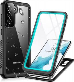 img 4 attached to IP68 Waterproof Samsung Galaxy S22+ Plus Case With Built-In Screen Protector - Temdan For 6.6" 2022 5G Model (Teal)”