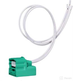 img 1 attached to 🚀 Enhance Engine Performance with DSparts Camshaft Position Sensor Connector Plug Harness for Nissan and Infiniti VQ35DE 3.5L V6 Engines (Green)