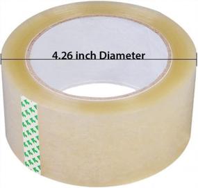 img 2 attached to PARTYSAVING 18ROLLS 2" X 110 Yards (330 Ft) Clear Packing Shipping Storage Box Sealing Packaging Tape APL1268, 18 Rolls