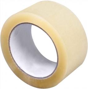 img 1 attached to PARTYSAVING 18ROLLS 2" X 110 Yards (330 Ft) Clear Packing Shipping Storage Box Sealing Packaging Tape APL1268, 18 Rolls