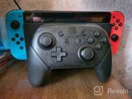 img 1 attached to Nintendo Switch Pro Controller gamepad, black review by Kero Montes