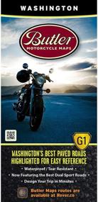 img 1 attached to Butler Motorcycle Maps Washington G1: Discover 🏍️ the Finest Paved and Dirt Roads in WA